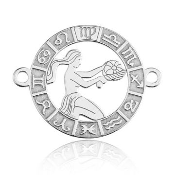 Łącznik Znak zodiaku Panna, srebro 925 BL 662 - 0,4 mm Łącznik Znak zodiaku Panna, srebro 925 BL 662 - 0,4 mm