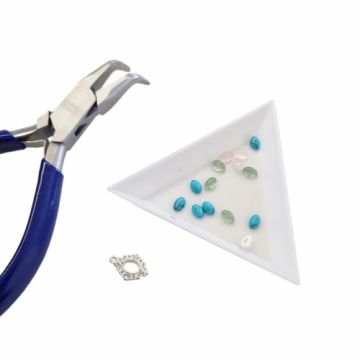 Mała tacka do koralików, kamieni i kulek - 7 x 7 cm Mała tacka do koralików, kamieni i kulek - 7 x 7 cm