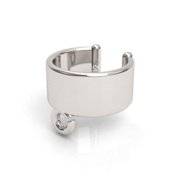 Nausznica ozdobna - z kółkiem do podwieszania, srebro 925 NA 14 Nausznica ozdobna - z kółkiem do podwieszania, srebro 925 NA 14