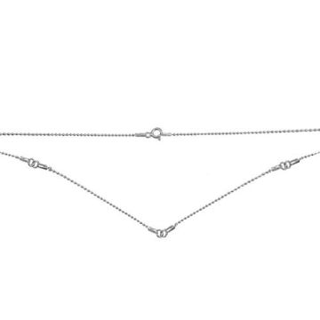 Baza do łańcuszka na 3 zawieszki - CPLD 1,2 srebro 925 Baza do łańcuszka na 3 zawieszki - CPLD 1,2 srebro 925