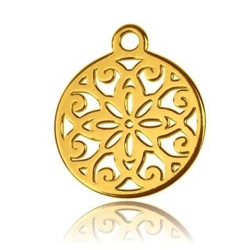 Ażurowa rozetka, złoto próby 585 Ażurowa rozetka, złoto próby 585