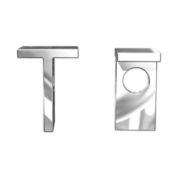 Zawieszka Litera T,  srebro 925 ALF T Zawieszka Litera T,  srebro 925 ALF T