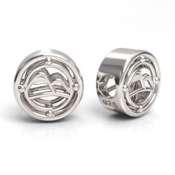 Zawieszka do przewlekania z górami, srebro 925 S-CHARM 724 Zawieszka do przewlekania z górami, srebro 925 S-CHARM 724