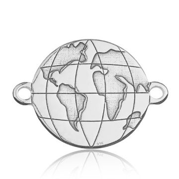 Zawieszka / Łącznik Globus, srebro 925 BL 511 - 0,4 mm Zawieszka / Łącznik Globus, srebro 925 BL 511 - 0,4 mm