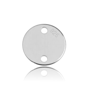 Zawieszka / łącznik okrągły do grawerowania, srebro próby 925 BL 309 - 0,8 mm Zawieszka / łącznik okrągły do grawerowania, srebro próby 925 BL 309 - 0,8 mm