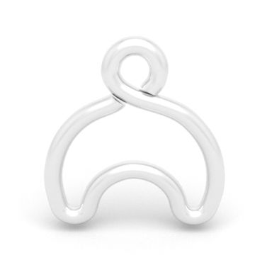 Zawieszka ozdobna - mały księżyc, srebro 925 D22 Zawieszka ozdobna - mały księżyc, srebro 925 D22