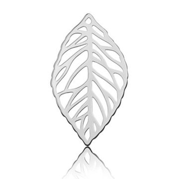 Zawieszka/łącznik Listek, srebro 925 BL 332 - 0,4 mm Zawieszka/łącznik Listek, srebro 925 BL 332 - 0,4 mm