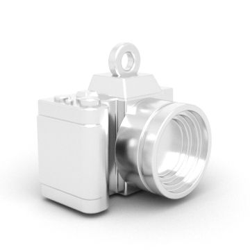 Zawieszka ozdobna - aparat fotograficzny, srebro 925 P03 Zawieszka ozdobna - aparat fotograficzny, srebro 925 P03