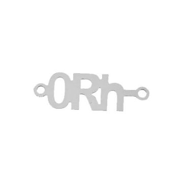 Blaszka Grupa krwi 0Rh- srebro próba 925 BL 86 - 0,4 mm Blaszka Grupa krwi 0Rh- srebro próba 925 BL 86 - 0,4 mm