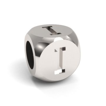 Kostka do przewlekania z literą I, CUBE I Kostka do przewlekania z literą I, CUBE I