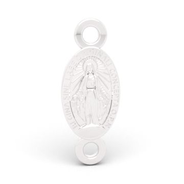 Łącznik ozdobny, cudowny medalik, srebro 925 S-CHARM 823 Łącznik ozdobny, cudowny medalik, srebro 925 S-CHARM 823