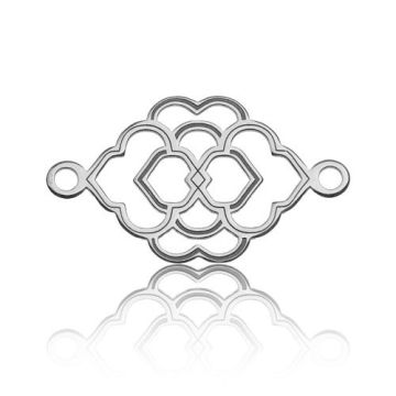 Zawieszka / Łącznik Ażurowy, srebro 925 BL 417 - 0,4 mm Zawieszka / Łącznik Ażurowy, srebro 925 BL 417 - 0,4 mm