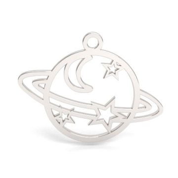 Zawieszka ozdobna - ażurowa planeta, srebro 925 BL 942 - 0,4 mm Zawieszka ozdobna - ażurowa planeta, srebro 925 BL 942 - 0,4 mm