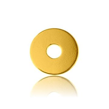 Blaszka Obręcz do łańcuszka, złoto próby 585