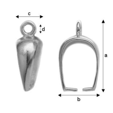 Krawat do kamieni, srebro próba 925 KRK 1 Krawat do kamieni, srebro próba 925 KRK 1