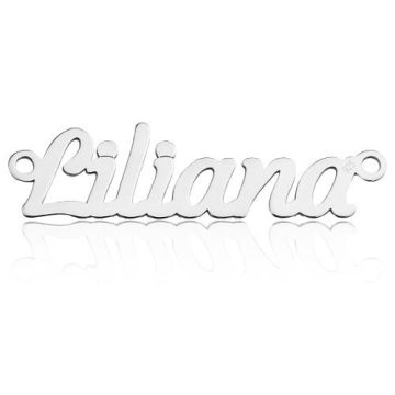 Zawieszka / Łącznik Imię Liliana, srebro 925 BL LILIANA - 0,4 mm Zawieszka / Łącznik Imię Liliana, srebro 925 BL LILIANA - 0,4 mm