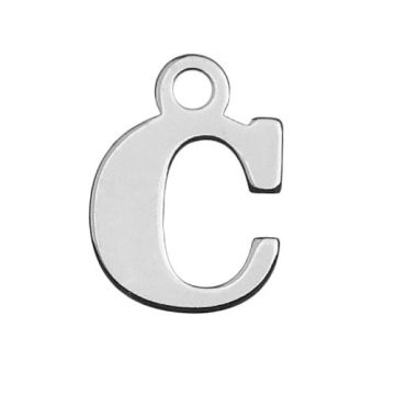 Zawieszka litera C, srebro 925 MBL C - 0,8 mm