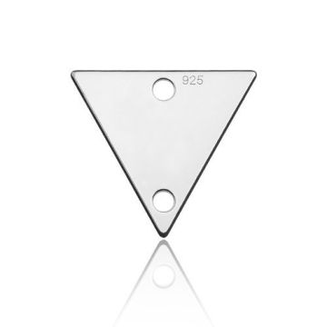 Zawieszka / Łącznik Trójkąt, srebro 925 BL 482 - 0,4 mm Zawieszka / Łącznik Trójkąt, srebro 925 BL 482 - 0,4 mm