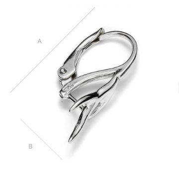 Bigle angielskie do kamieni, srebro 925 BA 24 Bigle angielskie do kamieni, srebro 925 BA 24