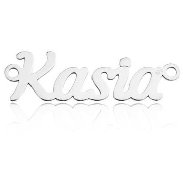 Zawieszka / Łącznik Imię Kasia, srebro 925 BL KASIA - 0,4 mm Zawieszka / Łącznik Imię Kasia, srebro 925 BL KASIA - 0,4 mm