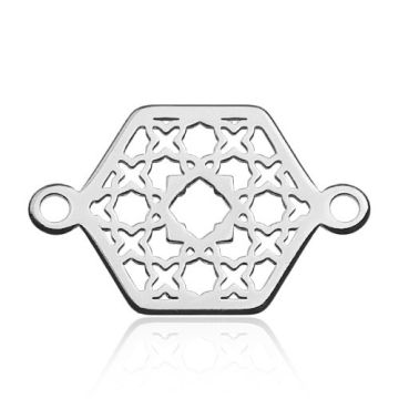 Zawieszka / Łącznik Ażurowy, srebro 925 BL 135 - 0,4 mm Zawieszka / Łącznik Ażurowy, srebro 925 BL 135 - 0,4 mm