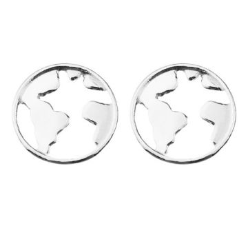 Sztyfty / kolczyki Globus / Kula Ziemska, srebro 925 SZ 137 Sztyfty / kolczyki Globus / Kula Ziemska, srebro 925 SZ 137
