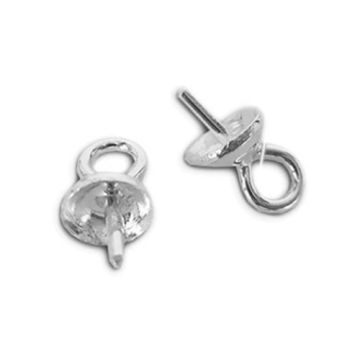 Kapturek do wklejania kamieni,  srebro próba 925 KAP 6 Kapturek do wklejania kamieni,  srebro próba 925 KAP 6