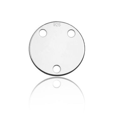 Zawieszka / Łącznik do grawerowania Kółko, srebro 925 BL 483 - 0,4 mm Zawieszka / Łącznik do grawerowania Kółko, srebro 925 BL 483 - 0,4 mm
