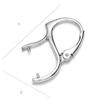 Bigle angielskie do kulek, srebro 925 BA 14 Bigle angielskie do kulek, srebro 925 BA 14