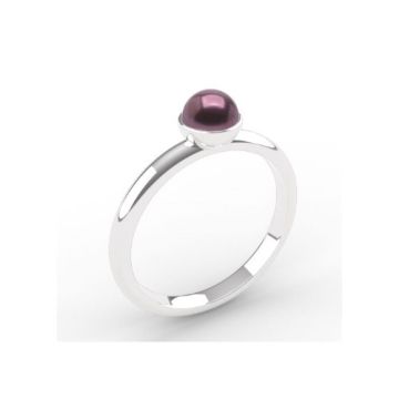 Pierścionek ozdobny z perłą Preciosa 4 mm - kolor do wyboru, srebro próby 925, PB-0004-18 Pierścionek ozdobny z perłą Preciosa 4 mm - kolor do wyboru, srebro próby 925, PB-0004-18