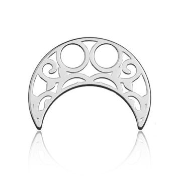 Blaszka Celebrytka Księżyc - ażurowy, srebro 925 BL 434 - 0,4 mm Blaszka Celebrytka Księżyc - ażurowy, srebro 925 BL 434 - 0,4 mm