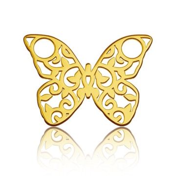 Blaszka Celebrytka Motyl - ażurowa, złoto próba 585 Blaszka Celebrytka Motyl - ażurowa, złoto próba 585