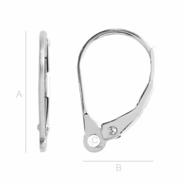 Bigle angielskie - superlekkie, srebro próba 925 BA 37 Bigle angielskie - superlekkie, srebro próba 925 BA 37