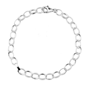 Bransoletka rolo srebrna próby 925 R042 - 18 CM Bransoletka rolo srebrna próby 925 R042 - 18 CM