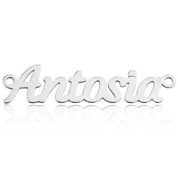 Zawieszka / Łącznik Imię Antosia, srebro 925 BL ANTOSIA - 0,4 mm Zawieszka / Łącznik Imię Antosia, srebro 925 BL ANTOSIA - 0,4 mm