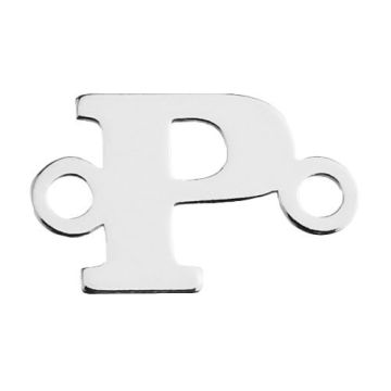 Łącznik Litera P, srebro 925 CMBL P - 0,8 mm Łącznik Litera P, srebro 925 CMBL P - 0,8 mm