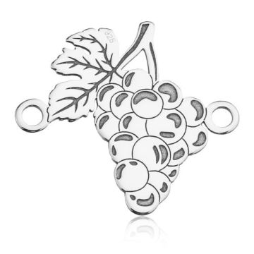 Łącznik Owoc Winogrono, srebro 925 BL 729 - 0,4 mm Łącznik Owoc Winogrono, srebro 925 BL 729 - 0,4 mm