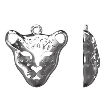 Zawieszka Głowa Leoparda, srebro 925 S-CHARM 147 Zawieszka Głowa Leoparda, srebro 925 S-CHARM 147