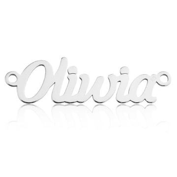 Zawieszka / Łącznik Imię Oliwia, srebro 925 BL OLIWIA - 0,4 mm Zawieszka / Łącznik Imię Oliwia, srebro 925 BL OLIWIA - 0,4 mm