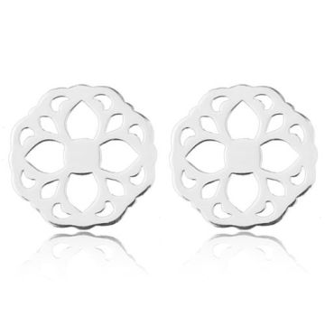 Sztyfty / kolczyki Rozetki, srebro 925 SZ 160