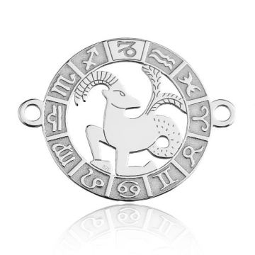 Łącznik Znak zodiaku Koziorożec, srebro 925 BL 666 - 0,4 mm Łącznik Znak zodiaku Koziorożec, srebro 925 BL 666 - 0,4 mm