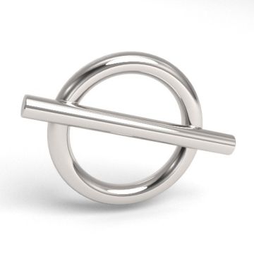 Zawieszka jak zapięcie toggle / kneblowe, srebro 925 S-CHARM 701 Zawieszka jak zapięcie toggle / kneblowe, srebro 925 S-CHARM 701