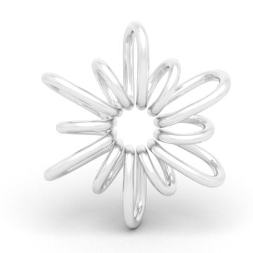Zawieszka ozdobna - słońce, srebro 925 D31 Zawieszka ozdobna - słońce, srebro 925 D31