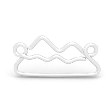 Łącznik ozdobny - góry, srebro 925 D03 Łącznik ozdobny - góry, srebro 925 D03