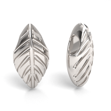 Zawieszka do przewlekania Liść, srebro 925 S-CHARM 637 Zawieszka do przewlekania Liść, srebro 925 S-CHARM 637