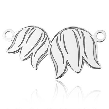 Łącznik Podwójny Kwiat, srebro 925 BL 867 - 0,4 mm Łącznik Podwójny Kwiat, srebro 925 BL 867 - 0,4 mm