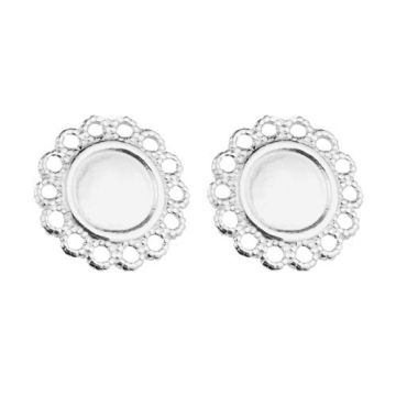 Sztyfty / kolczyki Kwiatuszki, srebro 925 SZ 618 Sztyfty / kolczyki Kwiatuszki, srebro 925 SZ 618