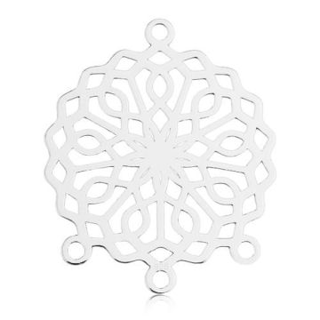 Łącznik / Element do podwieszania Rozeta, srebro 925 BL 679 - 0,4 mm Łącznik / Element do podwieszania Rozeta, srebro 925 BL 679 - 0,4 mm