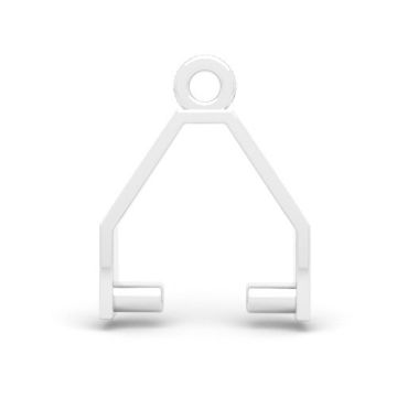 Krawat prosty do większych kamieni typu grot, sopel, srebro próba 925 KRK 14 Krawat prosty do większych kamieni typu grot, sopel, srebro próba 925 KRK 14