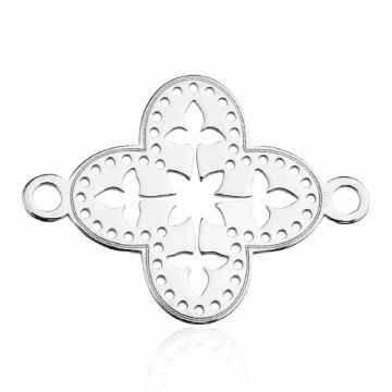 Łącznik / Zawieszka ażurowa Kwiat, srebro 925 BL 645 - 0,4 mm Łącznik / Zawieszka ażurowa Kwiat, srebro 925 BL 645 - 0,4 mm